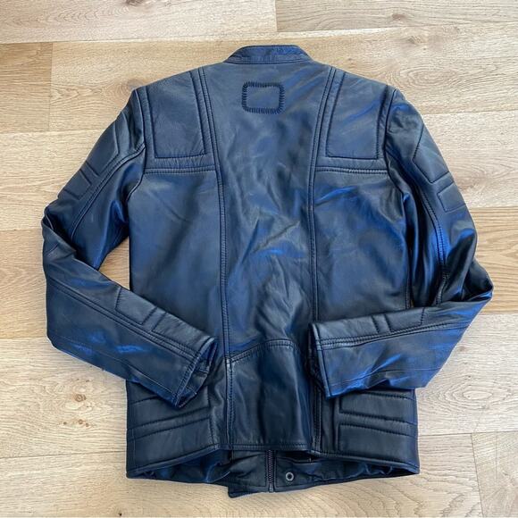 Tigha 100% Leather Panelled Style Jacket - Picture 5 of 5